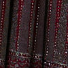 Mauve Wine Stone Embellished Saree